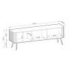 ZOVA TV STOLIK ROZMERY
