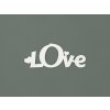 Moderný fotorámik Love (Farba obrazu Biela)