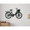 Nálepka na stenu Retro bicykel (Farba obrazu Sivá, Rozmer obrazu 28,5 x 45,5 cm)