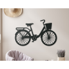 Nálepka na stenu Retro bicykel (Farba obrazu Sivá, Rozmer obrazu 28,5 x 45,5 cm)