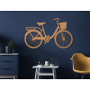 Nálepka na stenu Retro bicykel (Farba obrazu Sivá, Rozmer obrazu 28,5 x 45,5 cm)
