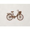 Nálepka na stenu Retro bicykel (Farba obrazu Orech)