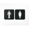 Označenie toaliet - WC ženy, WC muži