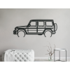 Moderný obraz na stenu Mercedes G63 AMG (Farba obrazu Sivá, Rozmer obrazu 24 x 60 cm)
