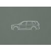 Drevený obraz BMW X7 (Farba obrazu Sivá)