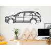 Drevený obraz BMW X7 (Farba obrazu Sivá, Rozmer obrazu 20,5 x 60 cm)