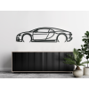 Moderný obraz na stenu Bugatti Chiron (Farba obrazu Sivá, Rozmer obrazu 15,5 x 60 cm)