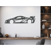 Drevený obraz McLaren P1 GTR (Farba obrazu Sivá, Rozmer obrazu 15 x 60 cm)