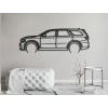 Moderný obraz auta Dodge Durango SRT 392 (Farba obrazu Sivá, Rozmer obrazu 20,5 x 60 cm)