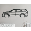 Moderný obraz auta Dodge Durango SRT 392 (Farba obrazu Sivá, Rozmer obrazu 20,5 x 60 cm)