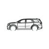 Moderný obraz auta Dodge Durango SRT 392 (Farba obrazu Sivá, Rozmer obrazu 20,5 x 60 cm)