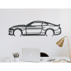 Drevený obraz auta na stenu Ford Mustang 55 (Farba obrazu Sivá, Rozmer obrazu 17,5 x 60 cm)