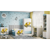 detska postielka bager modra 6