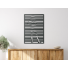 Minimalistický obraz Silueta ženy (Farba obrazu Sivá, Rozmer obrazu 31,5 x 21,5 cm)