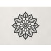Mandala na stenu Hviezdica (Farba obrazu Antracit)