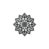 Mandala na stenu Hviezdica