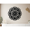 Mandala na stenu Kvetina (Farba obrazu Sivá, Rozmer obrazu 31,5 x 33 cm)