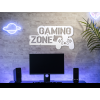 Detská nálepka na stenu Gaming zone (Farba obrazu Sivá, Rozmer obrazu 16,5 x 31,5 cm)