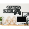 Detská nálepka na stenu Gaming zone (Farba obrazu Sivá, Rozmer obrazu 16,5 x 31,5 cm)