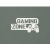 Detská nálepka na stenu Gaming zone (Farba obrazu Biela)