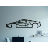 Drevený obraz na stenu 16 LaFerrari (Farba obrazu Sivá, Rozmer obrazu 18 x 60 cm)