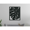 AKCIA - Vyrezávaný obraz List kvetu Monstera deliciosa, Dub Sonoma