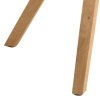 2x Jedálenská stolička Dima - svetlosivá / prírodná