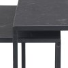 Set príručných stolíkov Infinity (2 ks) - čierna