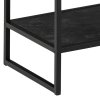 Vysoký regál Strington - čierna
