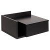 Nočný stolík na stenu Ashlan B - čierna