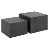 Set konferenčných stolíkov Dice (2 ks) - čierna