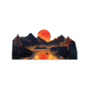 Obraz Slnečné odrazy (Povrchová úprava Matná, Rozmer obrazu 24 x 52,5 cm)