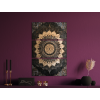 3-dielna mandala Zemská rovnováha (Povrchová úprava Matná, Rozmer obrazu 57,5 x 37,5 cm)