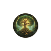 Okrúhly Strom života Yggdrasil (Povrchová úprava Matná, Rozmer obrazu 33,5 x 35 cm)