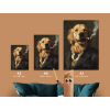 Obraz Zlatý retriever s charizmou (Farba rámu Bez rámu, Povrchová úprava Matná, Veľkosť obrazu A4)