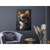 Obraz Corgi s rešpektom (Farba rámu Bez rámu, Povrchová úprava Matná, Veľkosť obrazu A4)