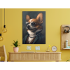 Obraz Corgi s rešpektom (Farba rámu Bez rámu, Povrchová úprava Matná, Veľkosť obrazu A4)