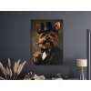 Obraz Yorkie z podsvetia (Farba rámu Bez rámu, Povrchová úprava Matná, Veľkosť obrazu A4)