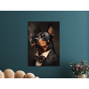 Moderný obraz Doberman boss (Farba rámu Bez rámu, Povrchová úprava Matná, Veľkosť obrazu A4)