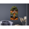 Strom života Deväť svetov (Povrchová úprava Matná, Rozmer obrazu 49 x 27 cm)