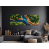 Tlačený machový obraz Prelínanie (imitácia) (Povrchová úprava Matná, Rozmer obrazu 25 x 67,5 cm)