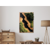 Tlačený machový obraz Útes (imitácia) (Povrchová úprava Matná, Rozmer obrazu 37,5 x 26,5 cm)