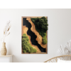 Tlačený machový obraz Útes (imitácia) (Povrchová úprava Matná, Rozmer obrazu 37,5 x 26,5 cm)