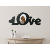 AKCIA - Moderný fotorámik Love,Antracit