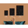 Obraz Deep Space - fotografia Hubble teleskopu (Farba rámu Bez rámu, Povrchová úprava Matná, Veľkosť obrazu A4)