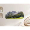 Farebný obraz Talianske Dolomity (Povrchová úprava Matná, Rozmer obrazu 27 x 63 cm)