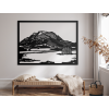 Drevený obraz Zugspitze (Farba obrazu Sivá, Rozmer obrazu 31 x 42,5 cm)