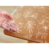 68712 1 makke sklo kvety line art pvc folia na stol na mieru
