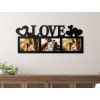 AKCIA - Fotorámik so srdiečkami Love, Biela