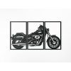 AKCIA - 3-dielny obraz na stenu Motorka, Sivá